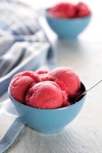 Sorrel-Strawberry Sorbet Recipe